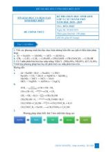 Đề thi chọn học sinh giỏi Lớp 9 môn Hóa học tỉnh Điện Biên năm 2019 - Đỗ Kiên (Có đáp án)